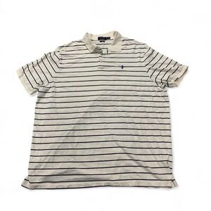 Polo Ralph Lauren Navy Stripe Polo Shirt XXL